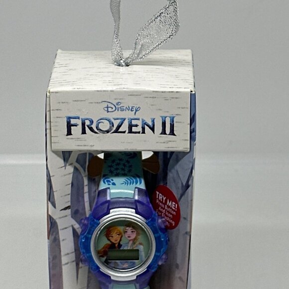 NWF Disney Frozen II LCD Kids Watch – Elsa & Anna Flashing Icon (Needs Battery) - Picture 4 of 6